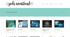 Desktop Screenshot of jodiweakland.com